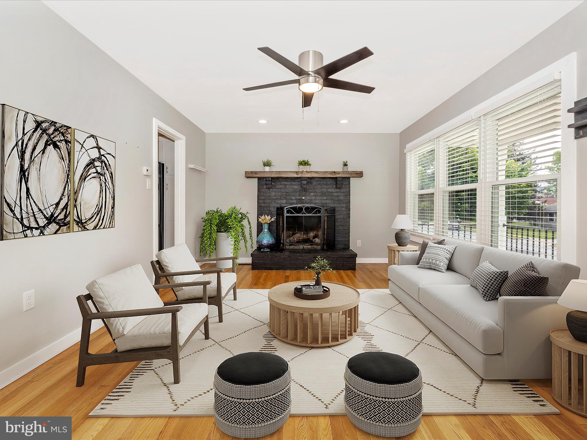 302 Adam Road Frederick, MD 21701 - Photo 5 of 25 Living Room Virtually Staged