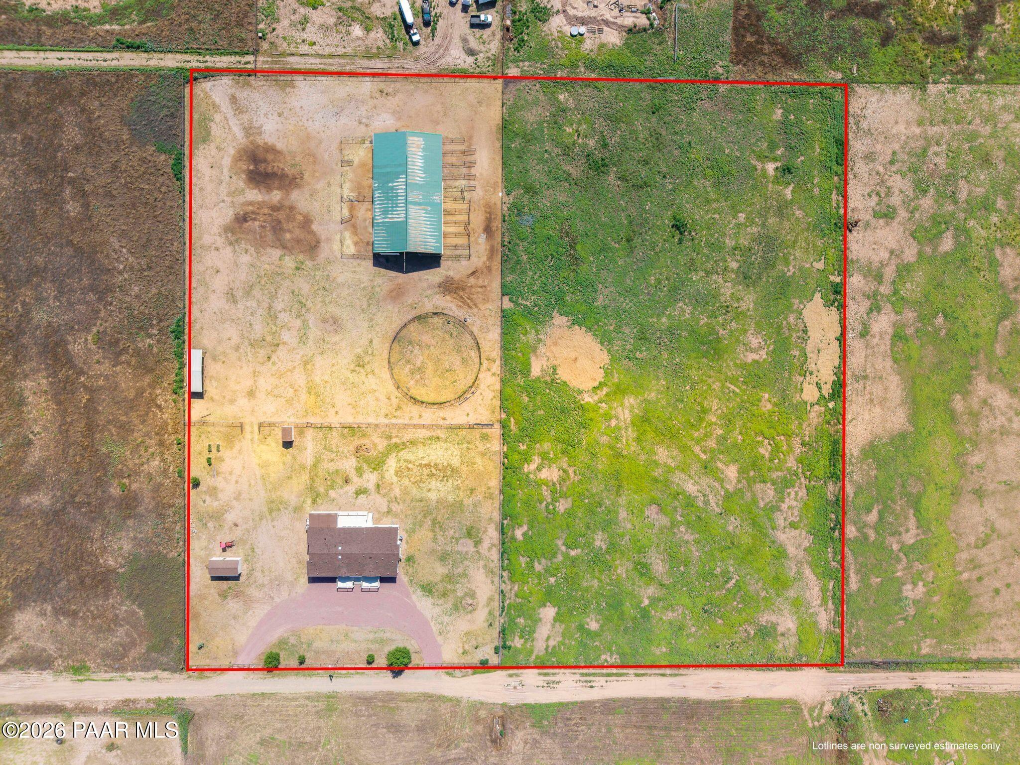25755 North Trinity Ranch Road Paulden, AZ 86334 - Photo 77 of 82 327-Aerialsa
