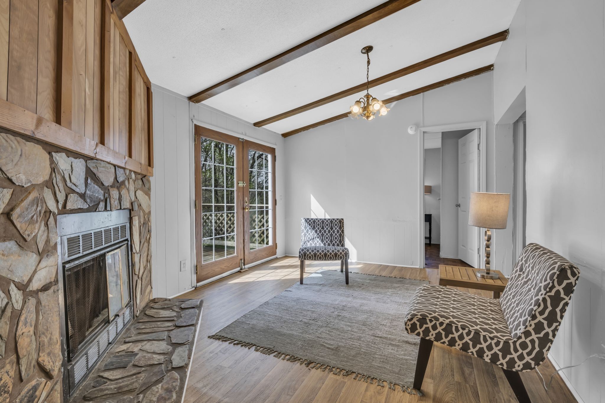 850 Hawkins Road White Bluff, TN 37187 - Photo 11 of 26 LARGE GREAT ROOM PLUS 2nd DEN w/ Fireplace+ French Doors