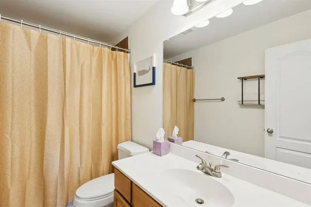 a close view of closet