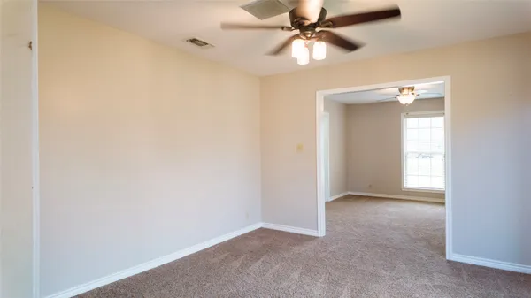 a view of an empty room