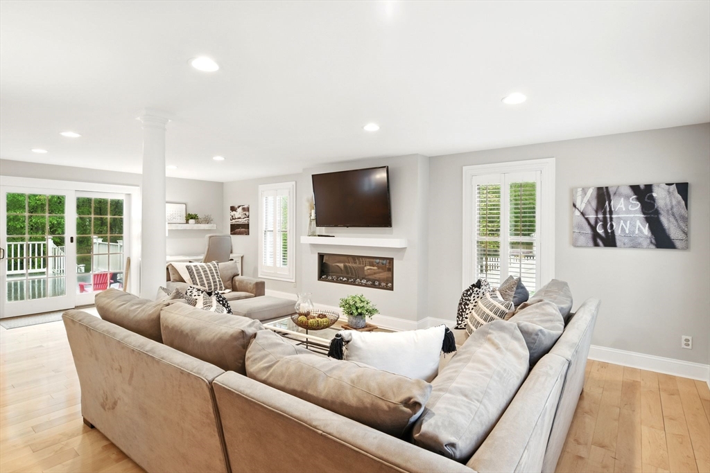 3 Pine Knoll Road Southwick, MA 01077 - Photo 5 of 42 a living room with furniture and a flat screen tv