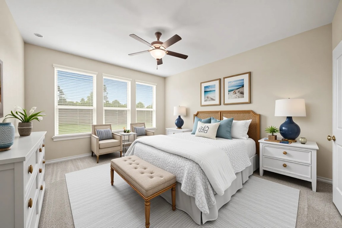 13230 Dover Bluff Drive Rosharon, TX 77583 - Photo 17 of 33 Virtual Staged - Primary Bedroom