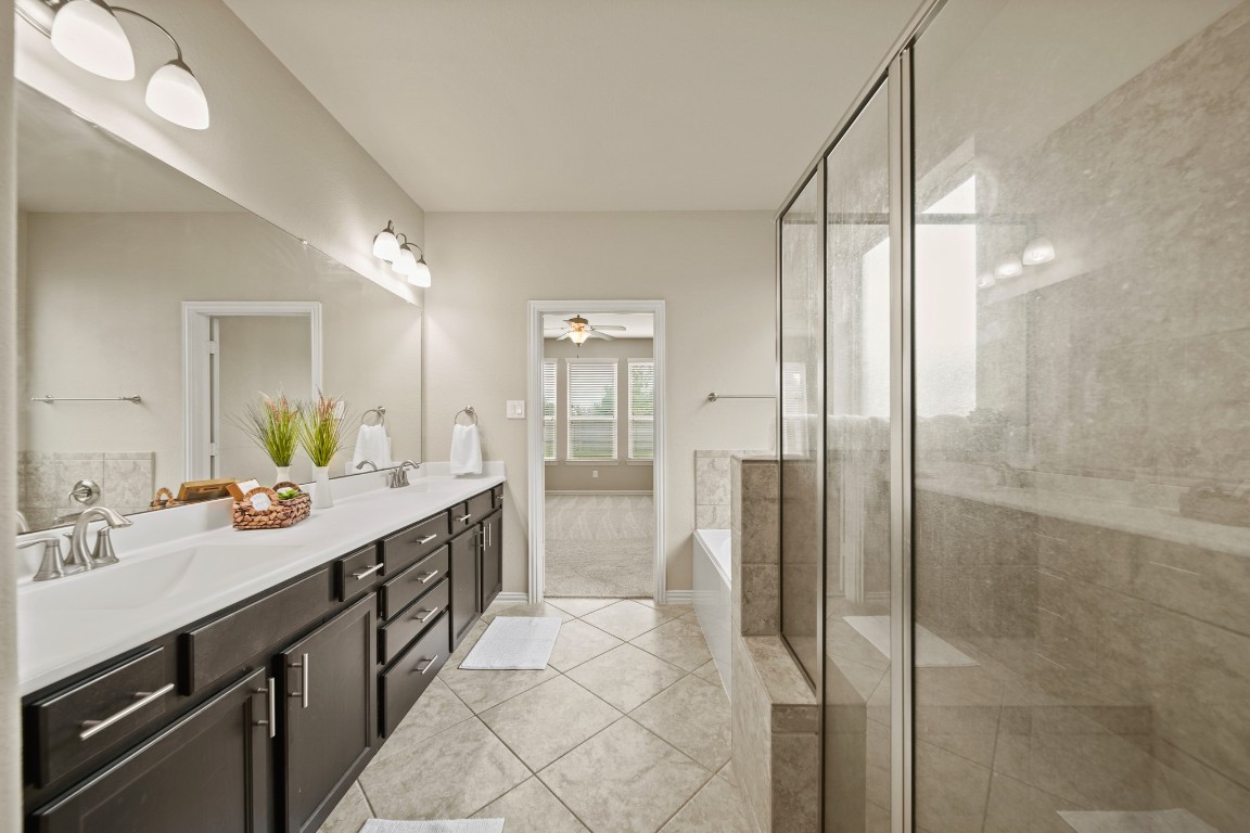 13230 Dover Bluff Drive Rosharon, TX 77583 - Photo 20 of 33 Walk in Shower with bench