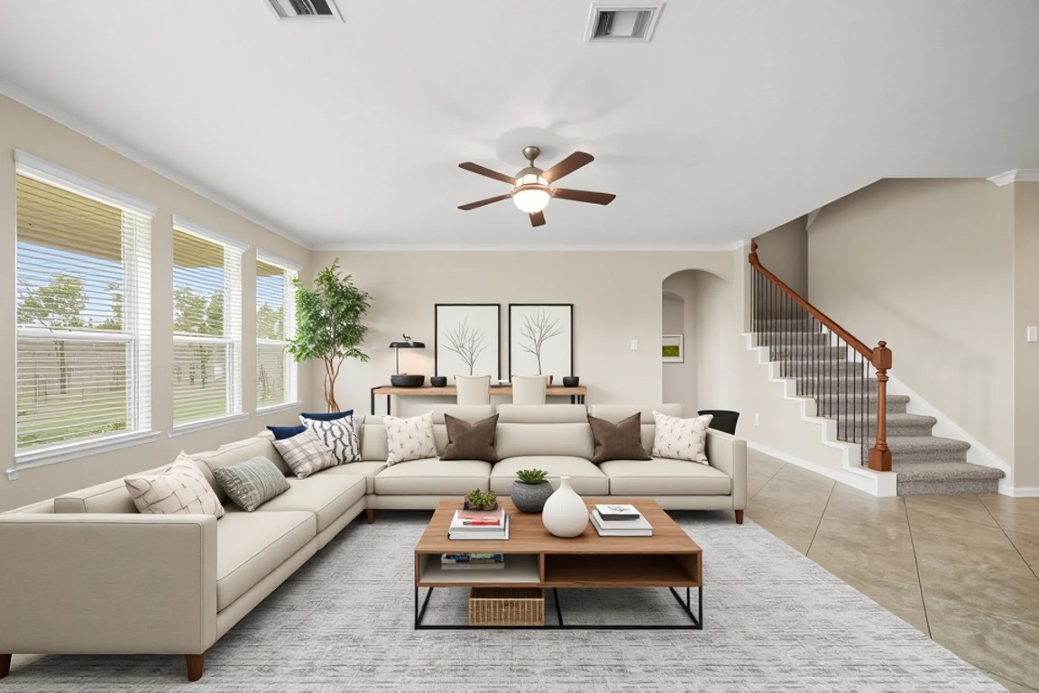 13230 Dover Bluff Drive Rosharon, TX 77583 - Photo 6 of 33 Virtual Staged - Family Room