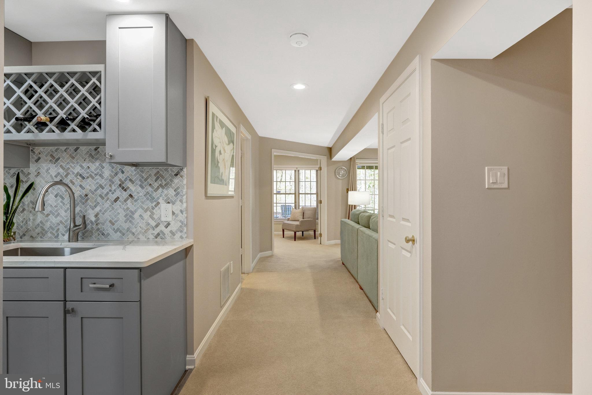 11440 Hollow Timber Court Reston, VA 20194 - Photo 42 of 62 Easy Access from Wet Bar Area to Recreation Room