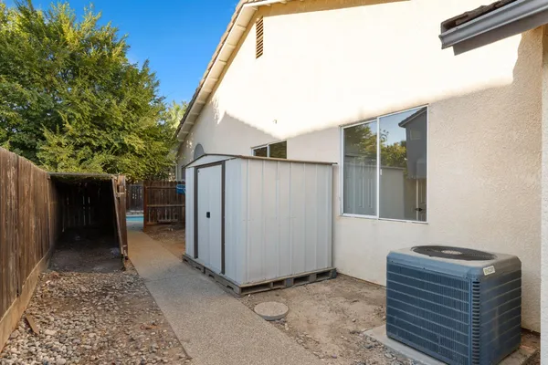 a view of a house with a outdoor space