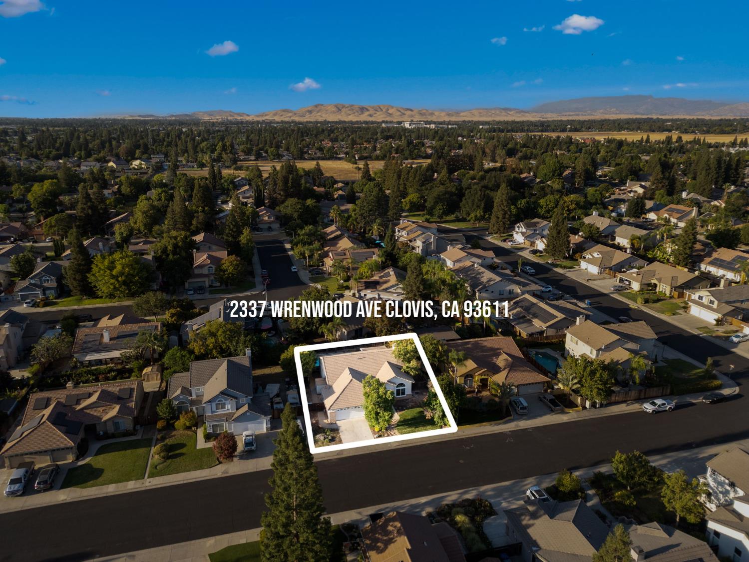 2337 Wrenwood Avenue Clovis, CA 93611 - Photo 44 of 44 Property lot line exterior