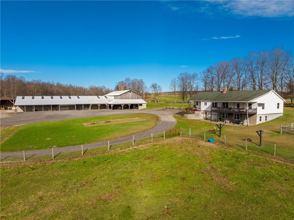 11596 Purdy Road Fillmore, NY 14735 - Photo 2 of 50 Outbuilding and house