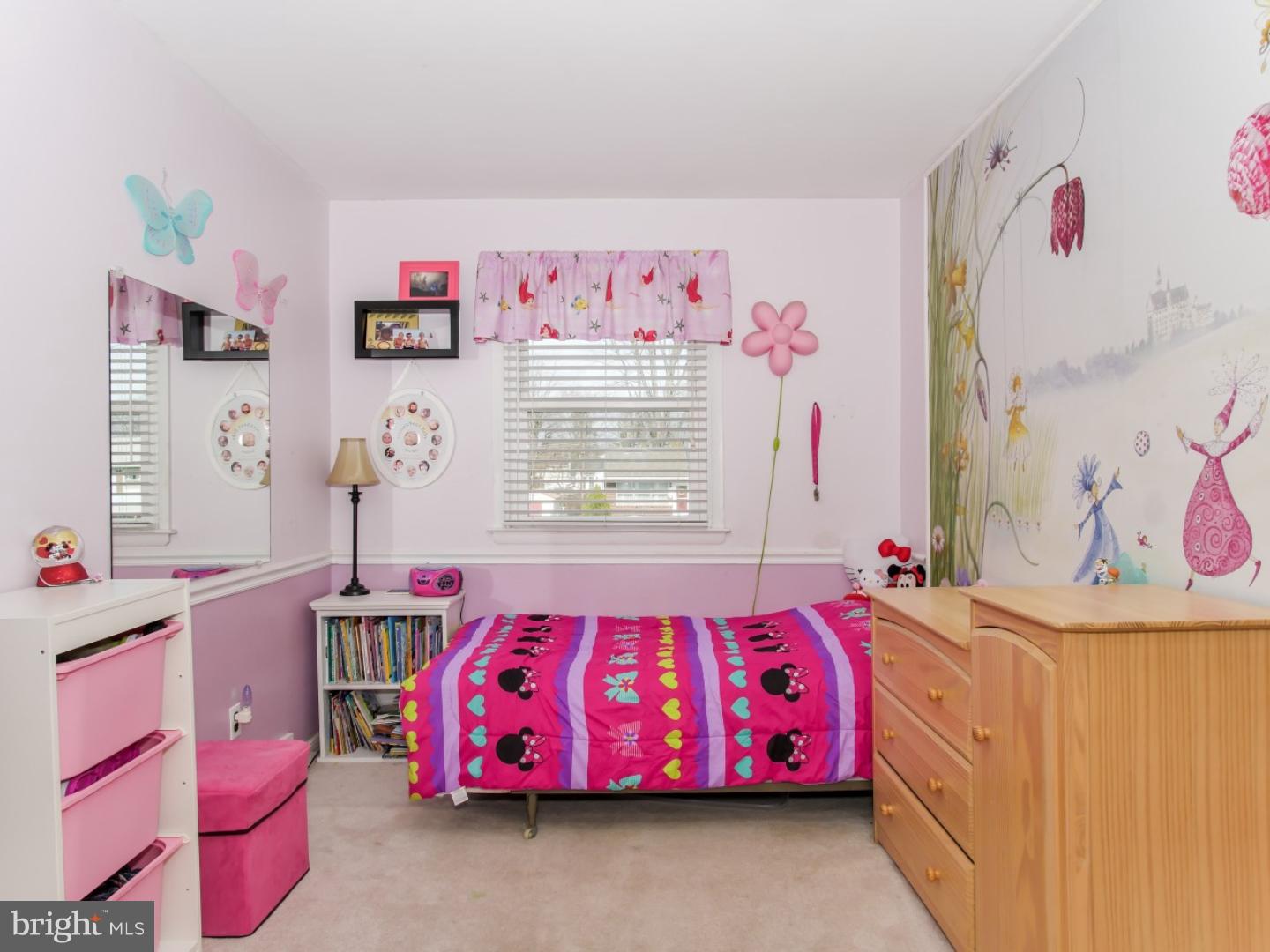 604 Exton Road Hatboro, PA 19040 - Photo 17 of 21 a bedroom with pink walls and bed