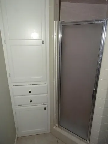 a view of a closet