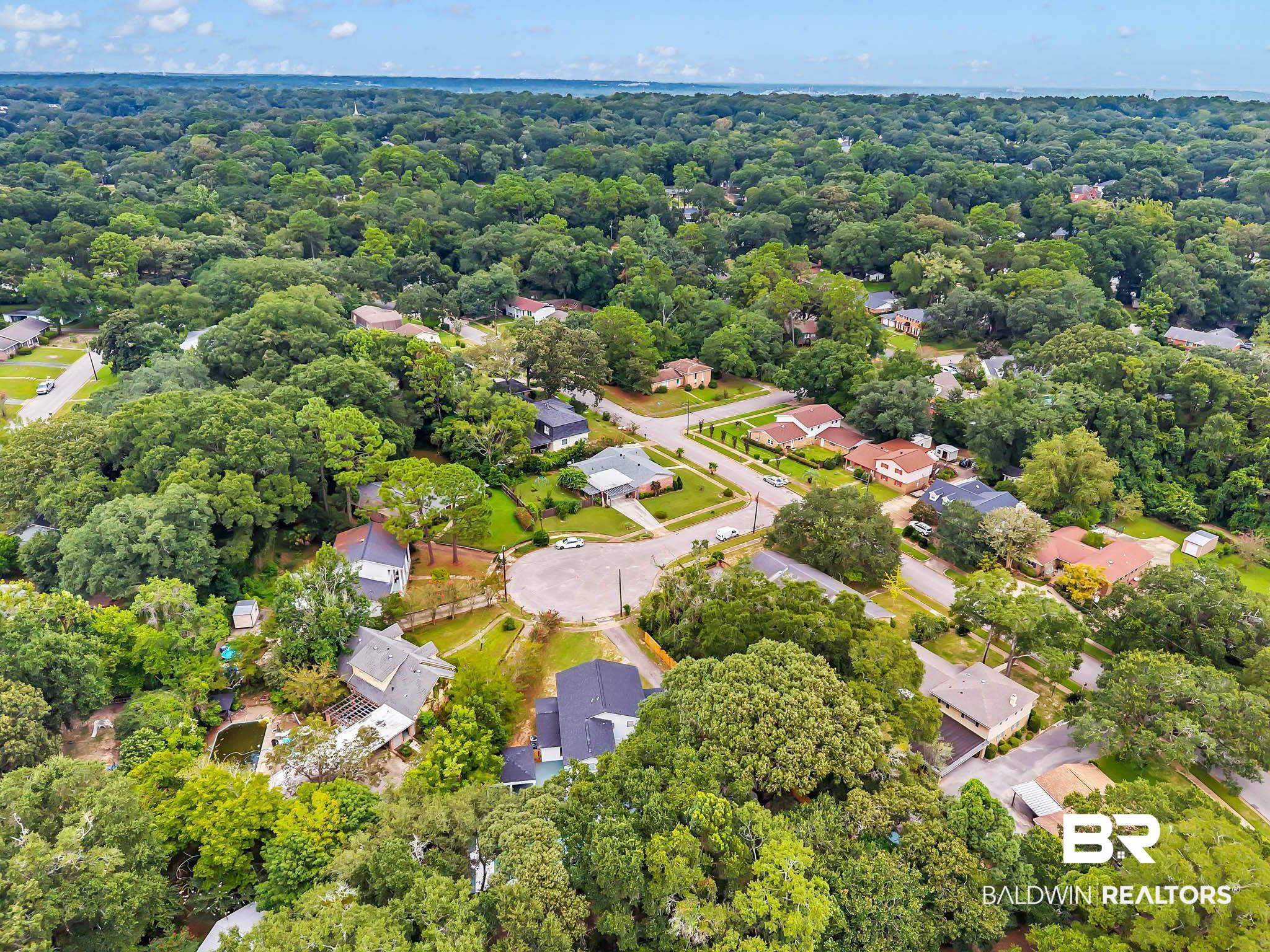 4705 Sherry Court Mobile, AL 36693 - Photo 92 of 100 Aerial view of residential area