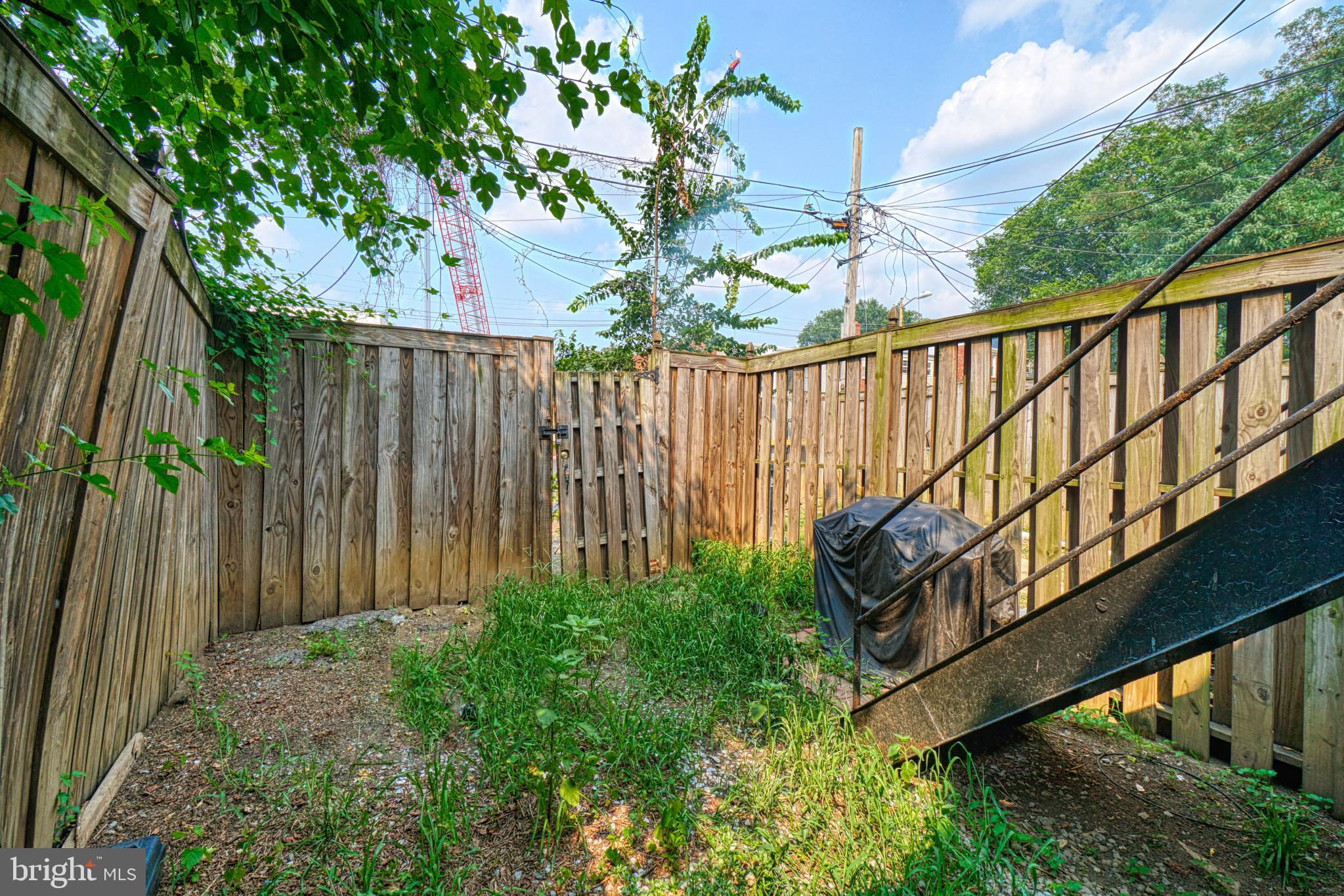1238 Simms Place Northeast, Unit A Washington, DC 20002 - Photo 15 of 16 a view of a backyard with plants
