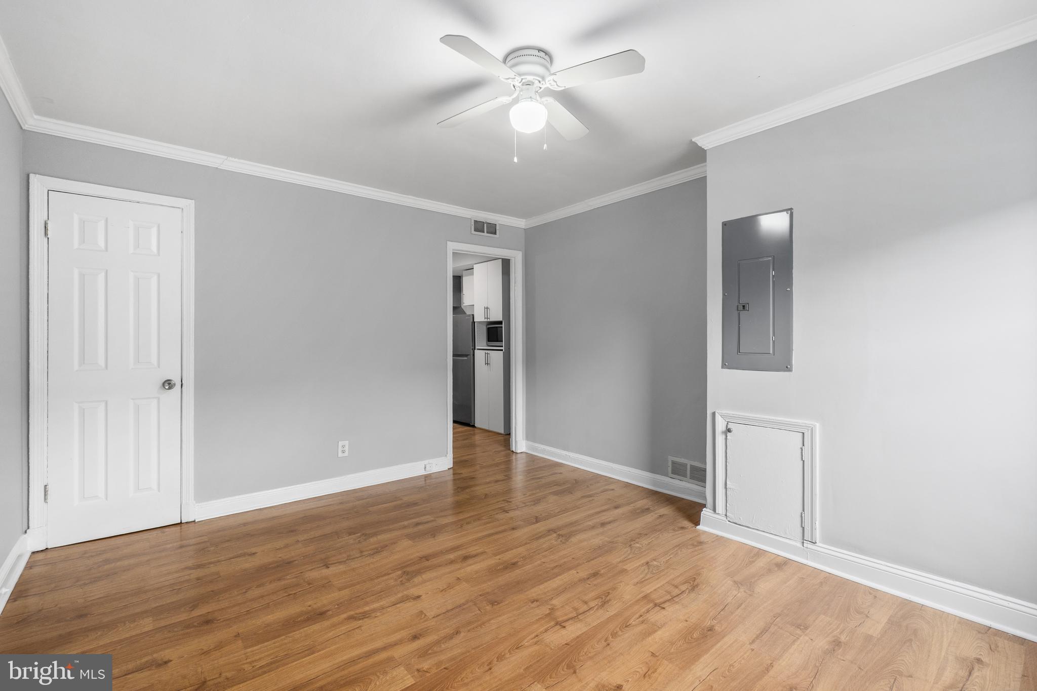 1238 Simms Place Northeast, Unit A Washington, DC 20002 - Photo 3 of 16 wooden floor in an empty room