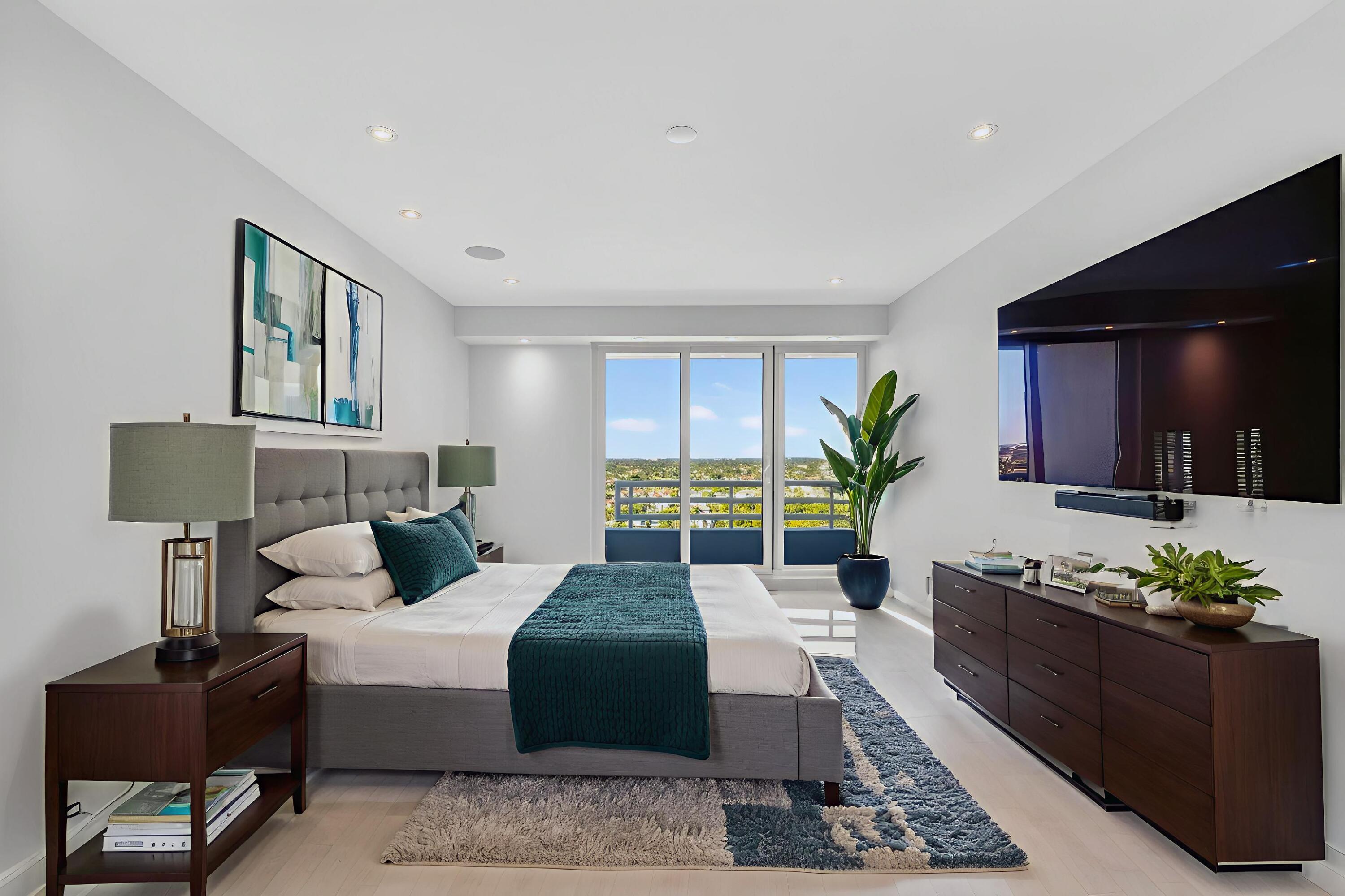 1500 South Ocean Boulevard, Unit 1602 Boca Raton, FL 33432 - Photo 23 of 88 Virtually Staged Primary Suite