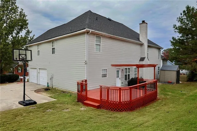 a front view of a house having yard