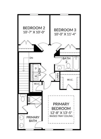 an aerial view of residential building with parking space