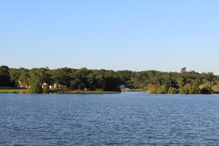 Lot 8 Wichita Normangee, TX 77871 - Photo 14 of 27 a view of a lake with mountain in the background
