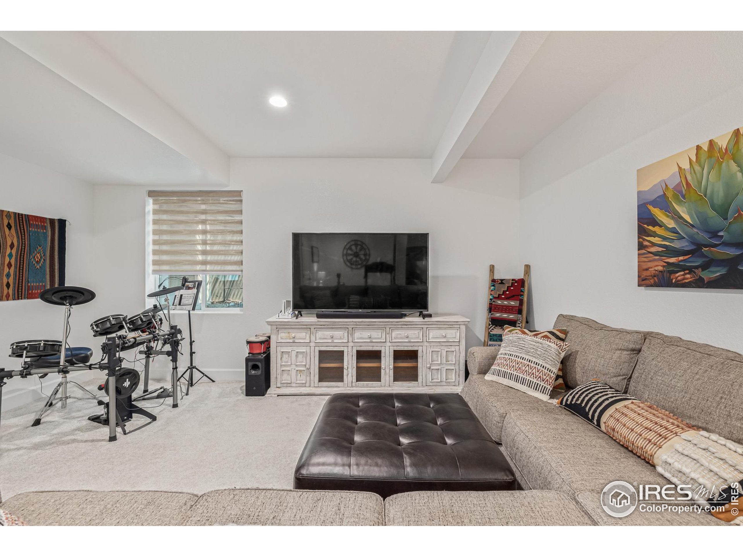 3624 Rucksack Court Castle Rock, CO 80108 - Photo 39 of 50 a living room with furniture and a flat screen tv