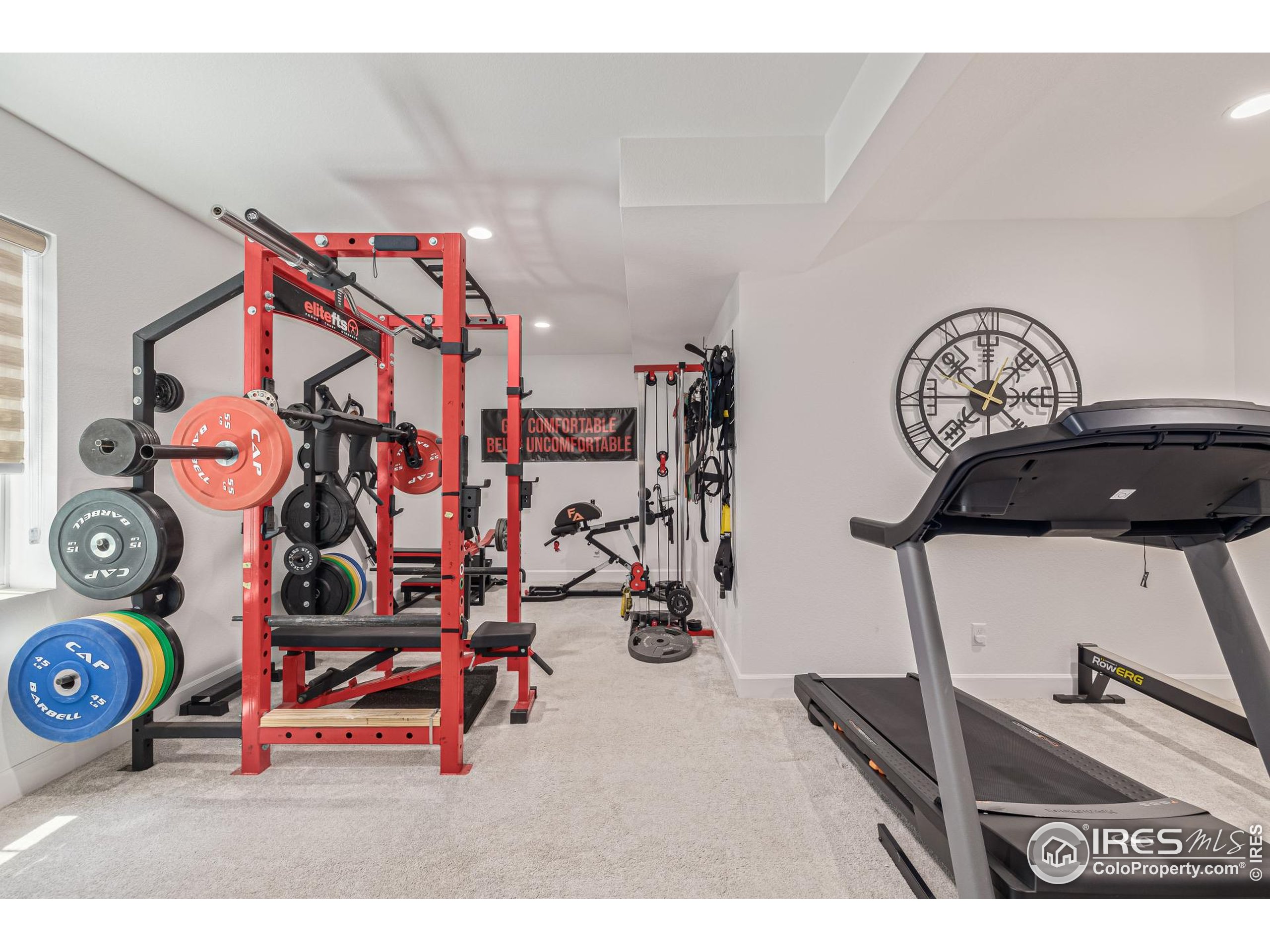 3624 Rucksack Court Castle Rock, CO 80108 - Photo 41 of 50 a view of a room with gym equipment