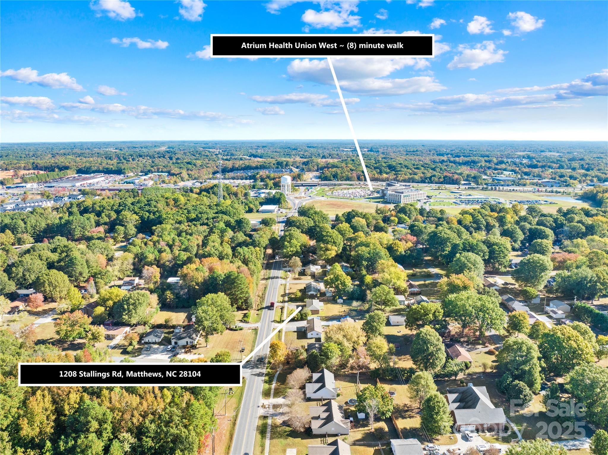 1208 Stallings Road Matthews, NC 28104 - Photo 5 of 18 a view of a city