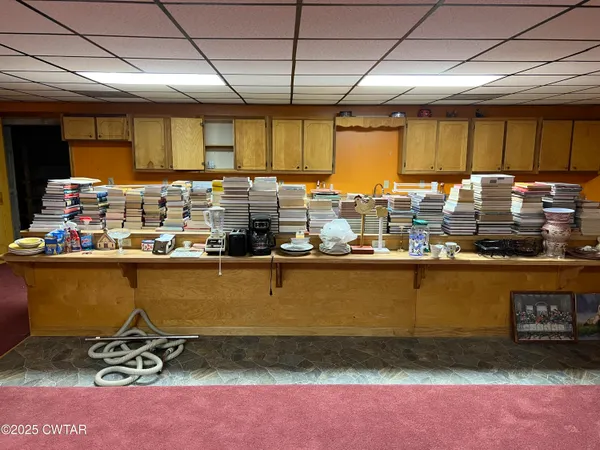 a close view of kitchen appliances