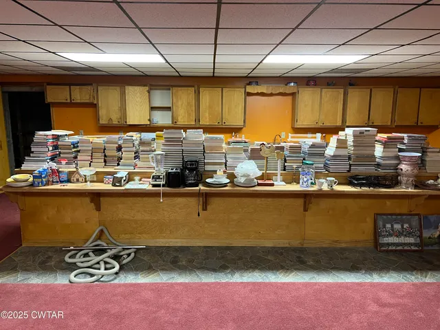 a close view of kitchen appliances