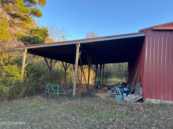 a view of an empty room with an empty space