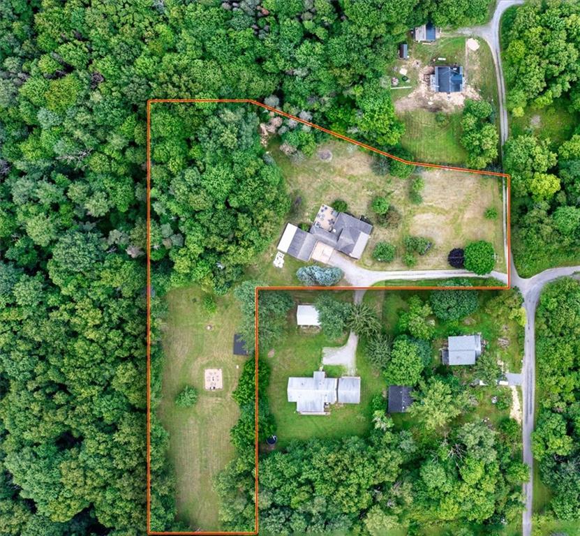 172 Queen Junction Road Butler, PA 16001 - Photo 32 of 38 an aerial view of residential house with outdoor space and trees around