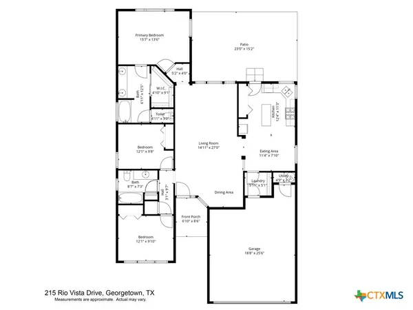 $324,900 | 215 Rio Vista Drive, Georgetown, TX 78626