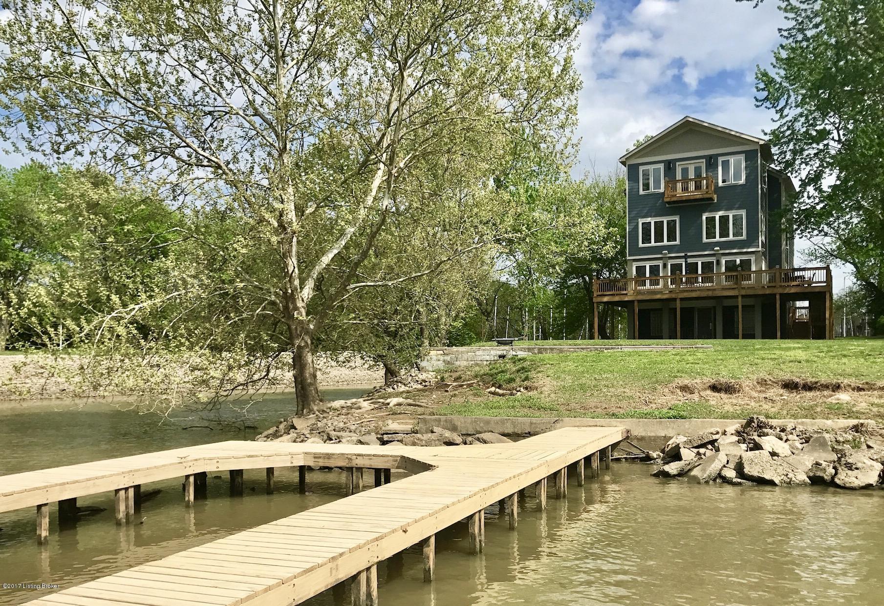 5857 Harbortown Road Prospect, KY 40059 - Photo 1 of 52 View from river and personal dock