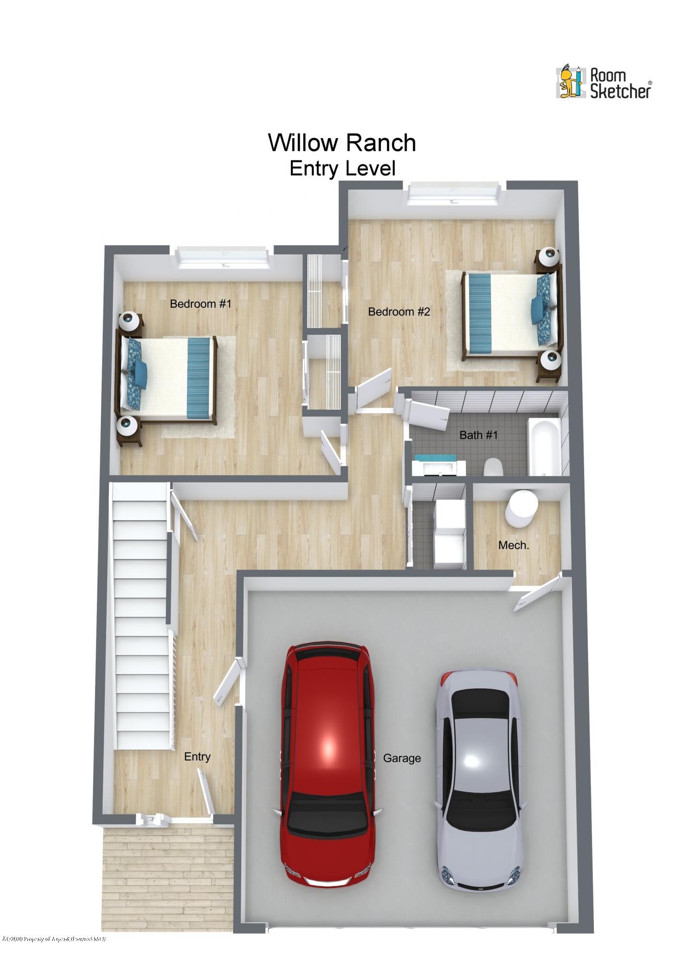 180 Willow Circle Rifle, CO 81650 - Photo 4 of 25 Unit 1A Master on Upper - Entry