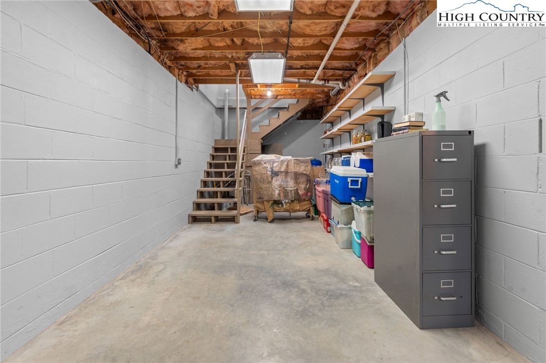 883 Bald Mountain Road West Jefferson, NC 28694 - Photo 23 of 47 a view of storage and utility room