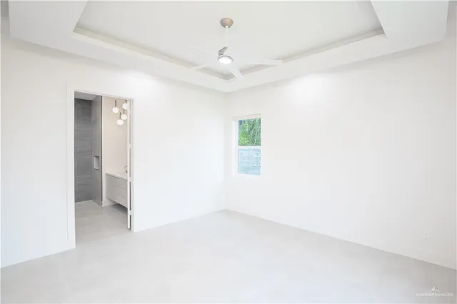 a view of an empty room