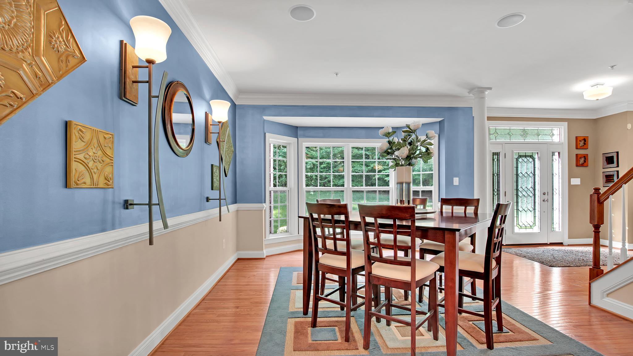 8901 Normal School Road Bowie, MD 20715 - Photo 19 of 82 VIEW OF FOYER AND NATURE FROM THE DINING ROOM