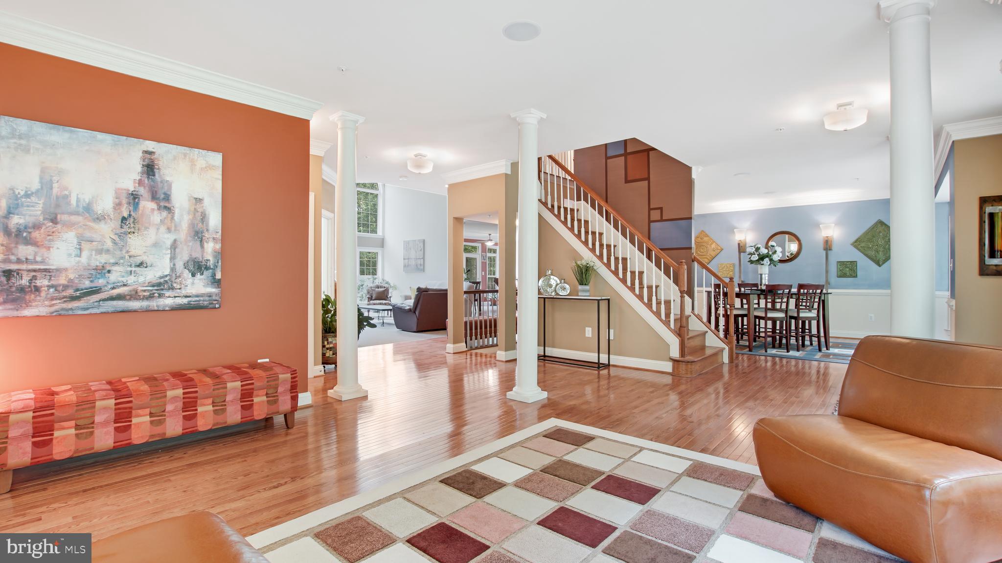 8901 Normal School Road Bowie, MD 20715 - Photo 20 of 82 VIEW OF SPACIOUS MAIN FLOOR FROM LIVING ROOM