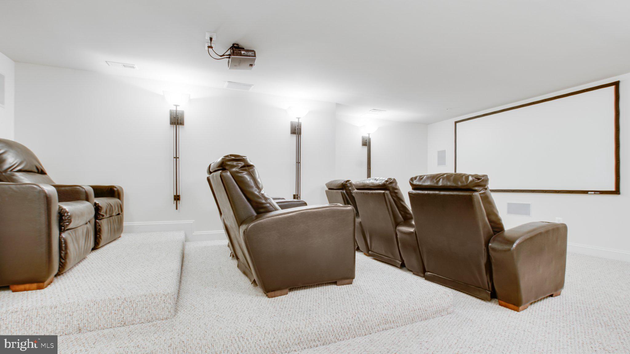 8901 Normal School Road Bowie, MD 20715 - Photo 55 of 82 THEATER HAS A 106 INCH SCREEN & IS FULLY EQUIPPED