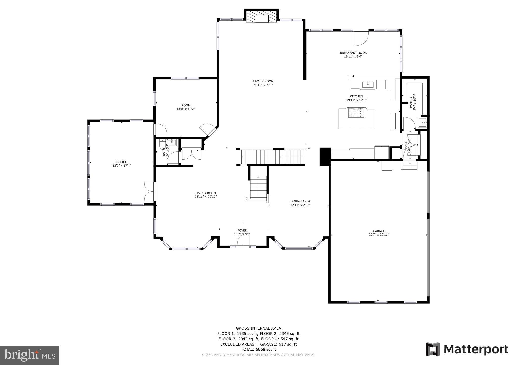 8901 Normal School Road Bowie, MD 20715 - Photo 80 of 82 MAIN LEVEL FLOOR PLAN
