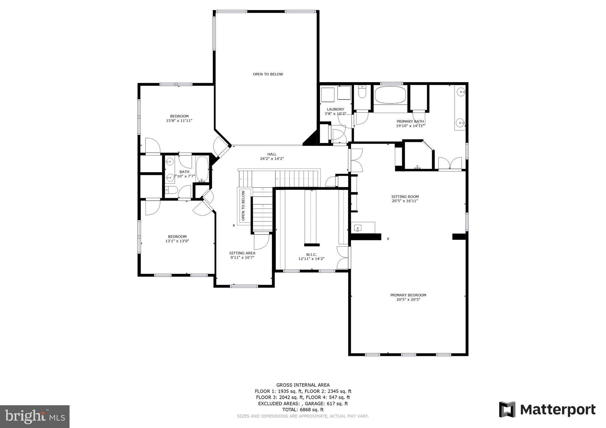 8901 Normal School Road Bowie, MD 20715 - Photo 81 of 82 2ND LEVEL FLOOR PLAN