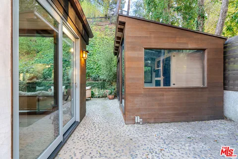 a front view of a house with entryway