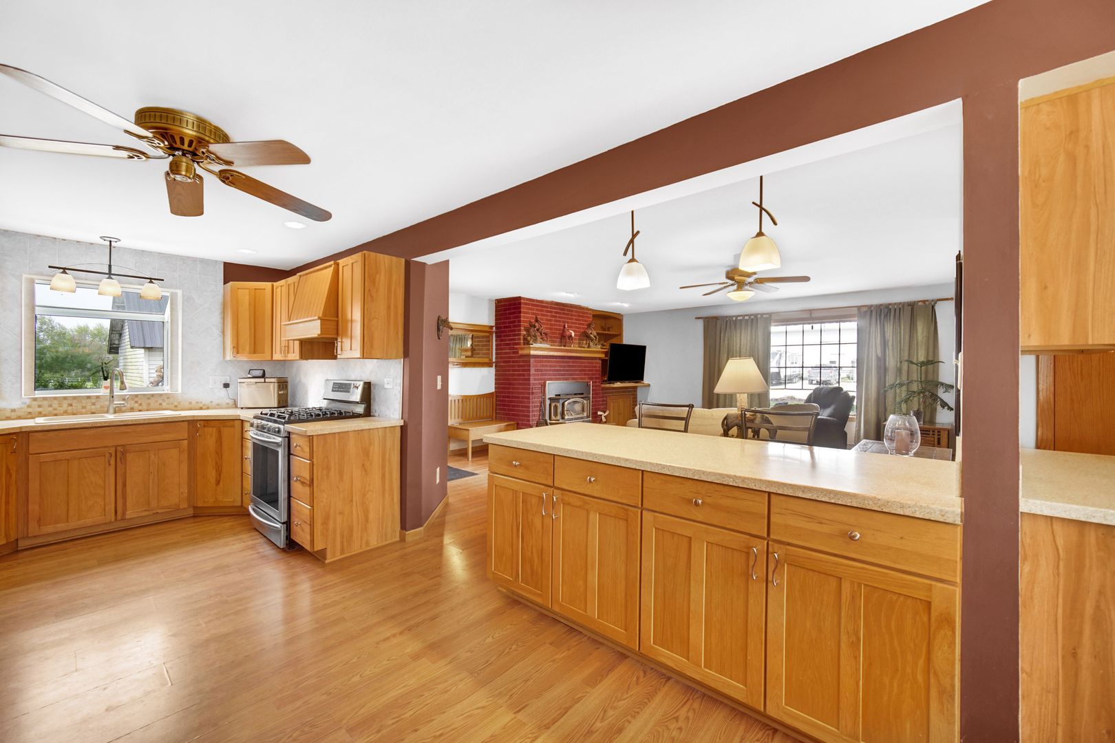 32443 Wilton Road Manteno, IL 60950 - Photo 12 of 48 a view of a kitchen and a window