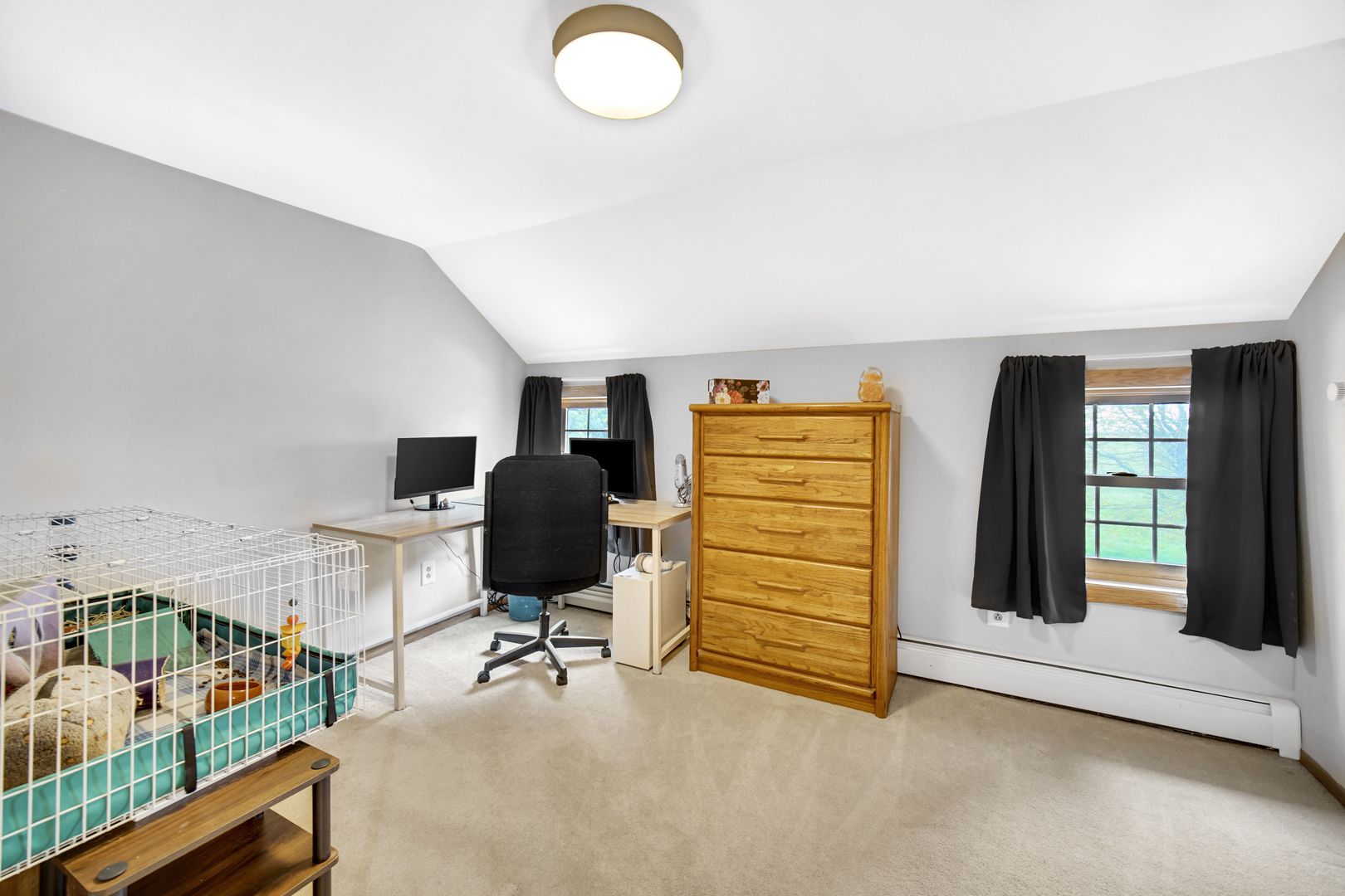 32443 Wilton Road Manteno, IL 60950 - Photo 21 of 48 a view of a workspace with furniture and a window