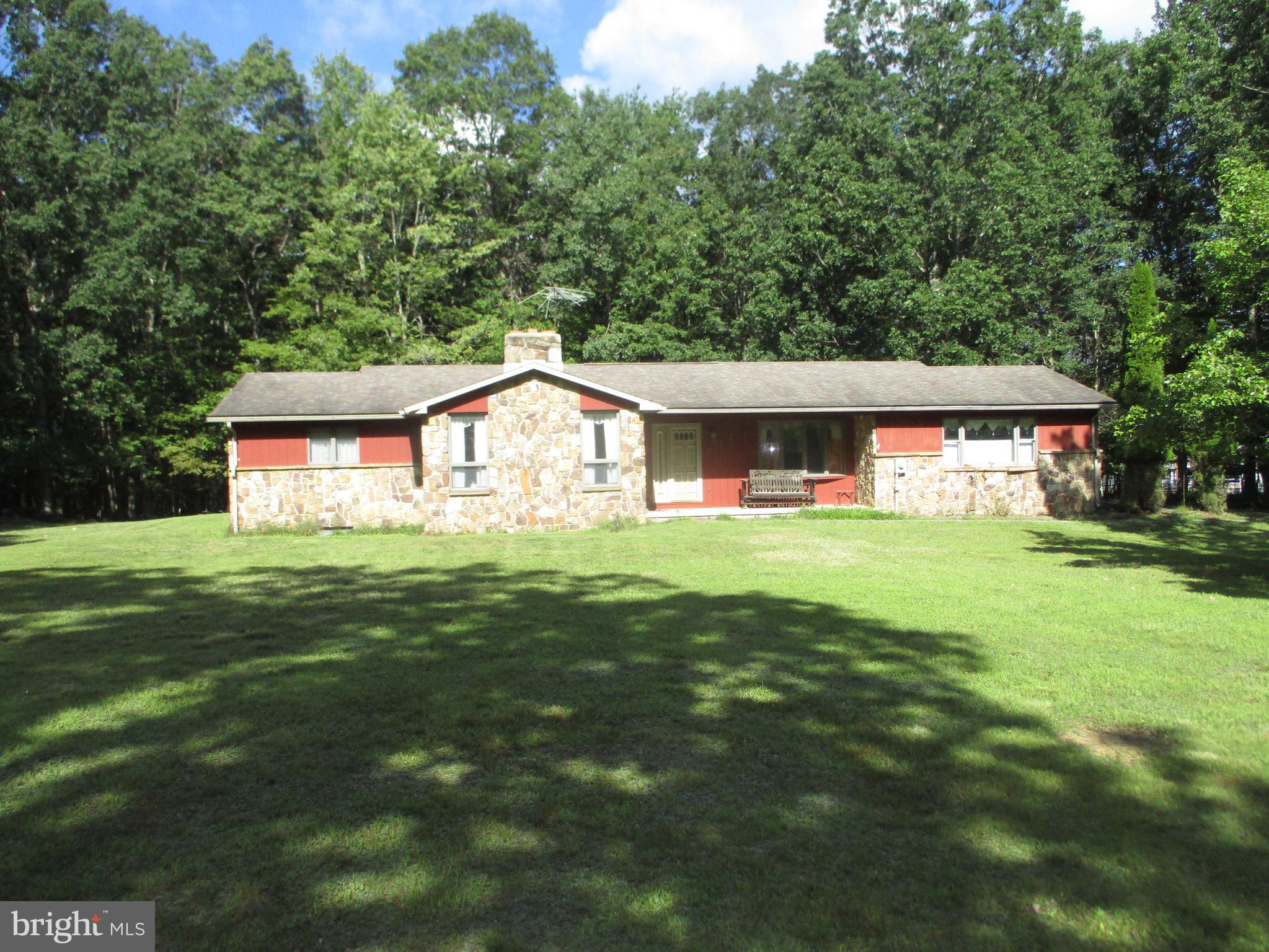 807 Green Glade Road Swanton, MD 21561 - Photo 2 of 12 a front view of a house with garden