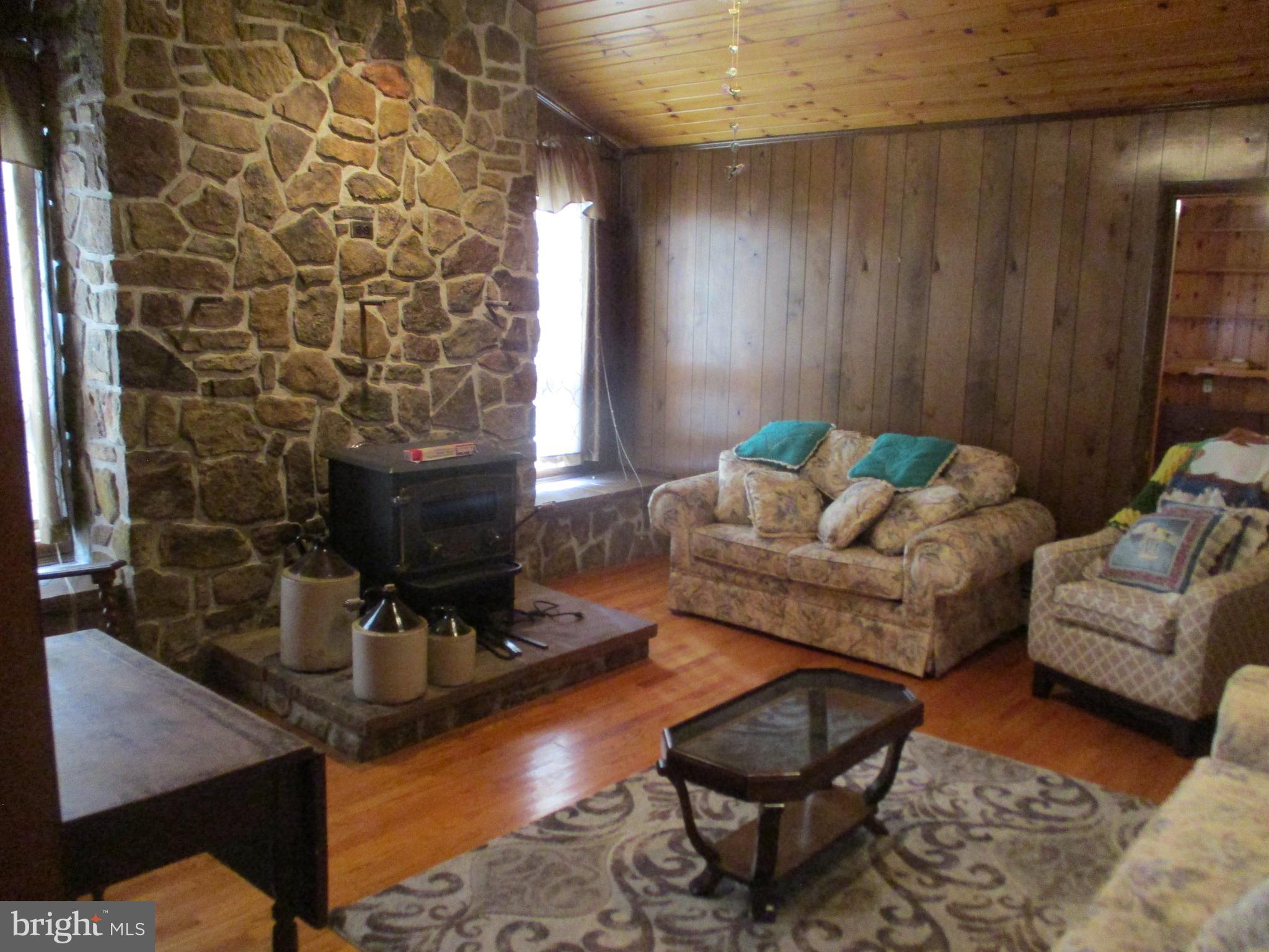 807 Green Glade Road Swanton, MD 21561 - Photo 10 of 12 a living room with furniture and a fireplace
