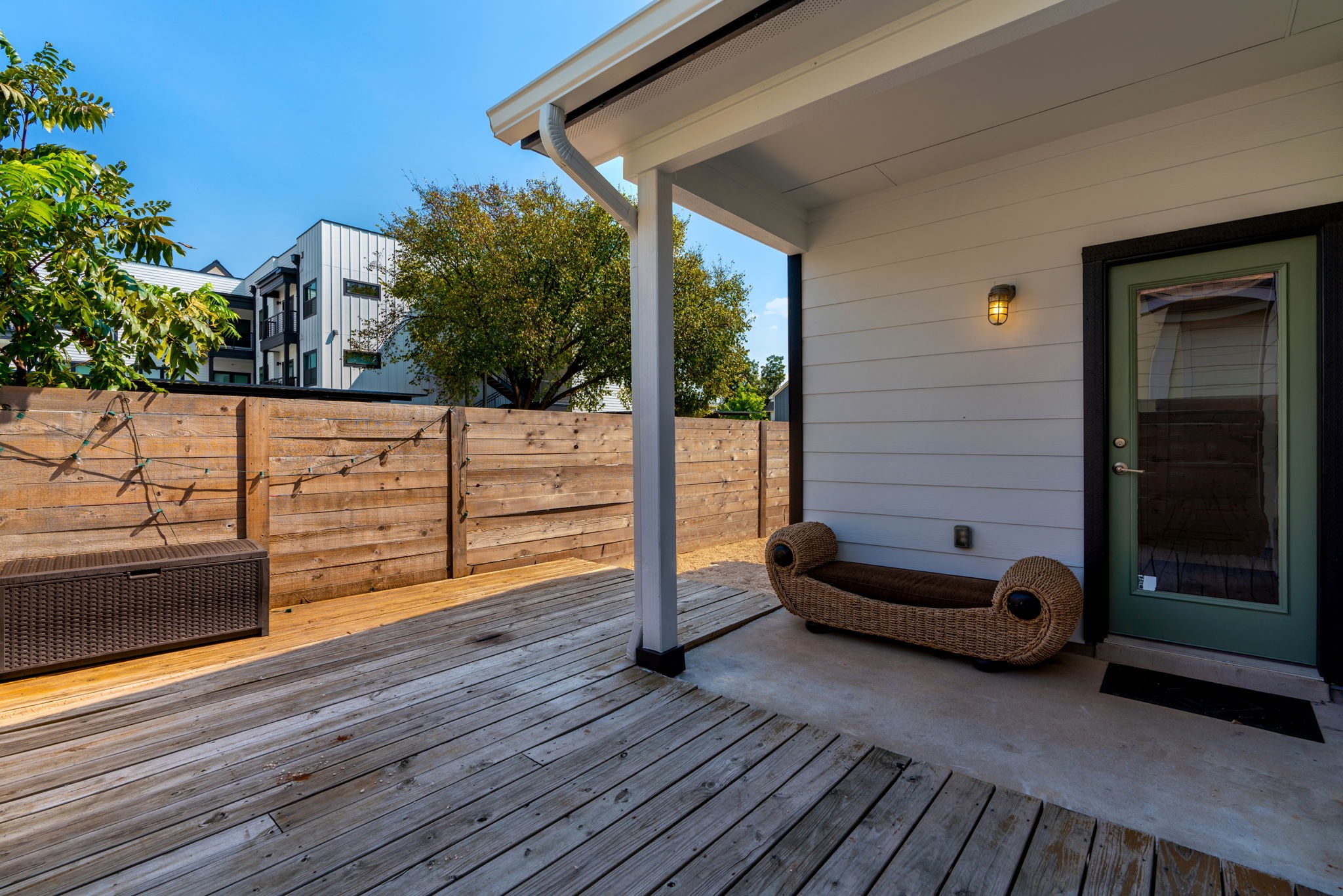 3012 Neal Street Austin, TX 78702 - Photo 33 of 39 a view of a balcony with hardwood floor
