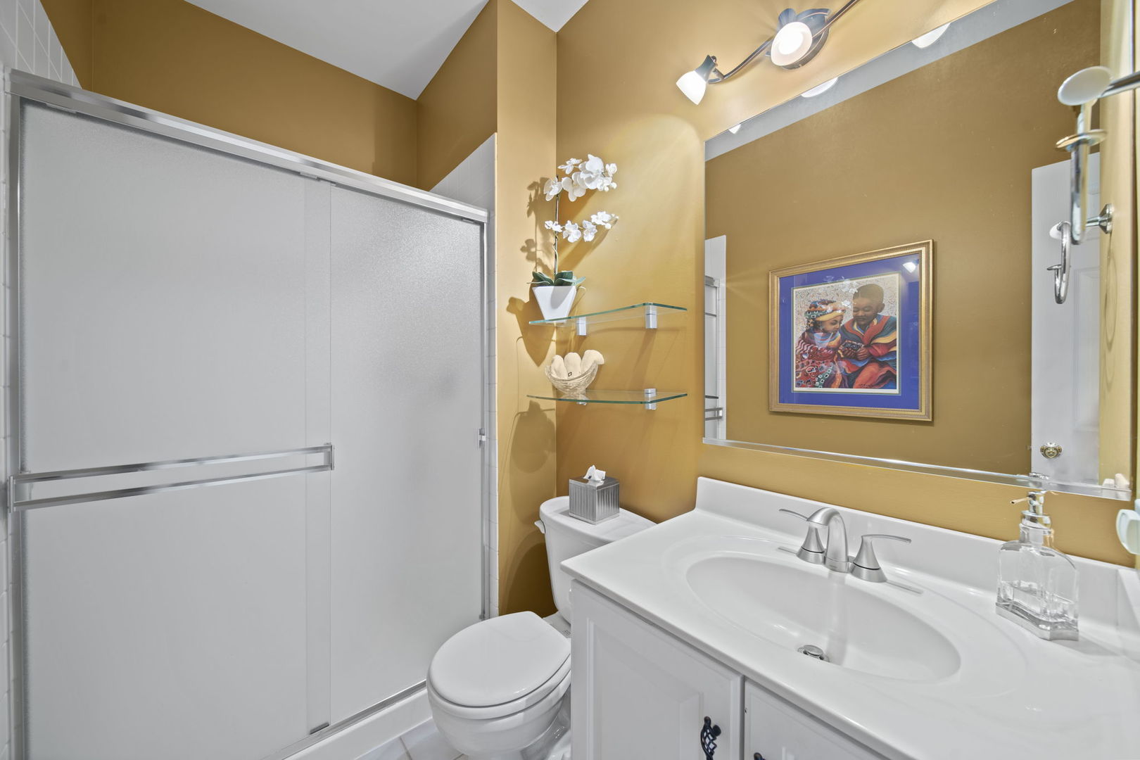 2254 Barrett Drive Algonquin, IL 60102 - Photo 29 of 49 a bathroom with a sink mirror vanity and toilet