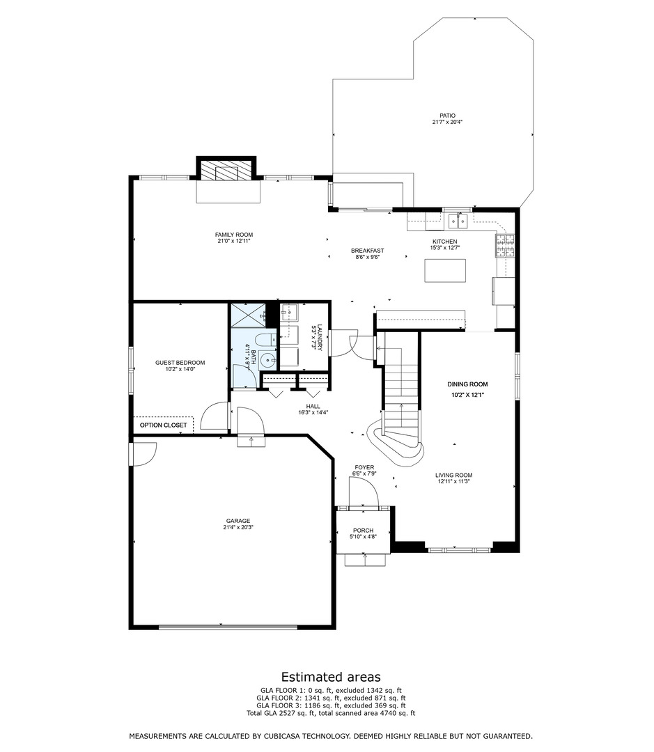 2254 Barrett Drive Algonquin, IL 60102 - Photo 3 of 49 a picture of a floor plan