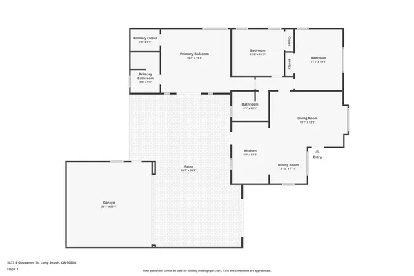 $1,179,000 | 5837 East Gossamer Street, Long Beach, CA 90808