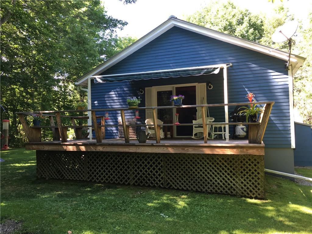 The awning extends the living space...