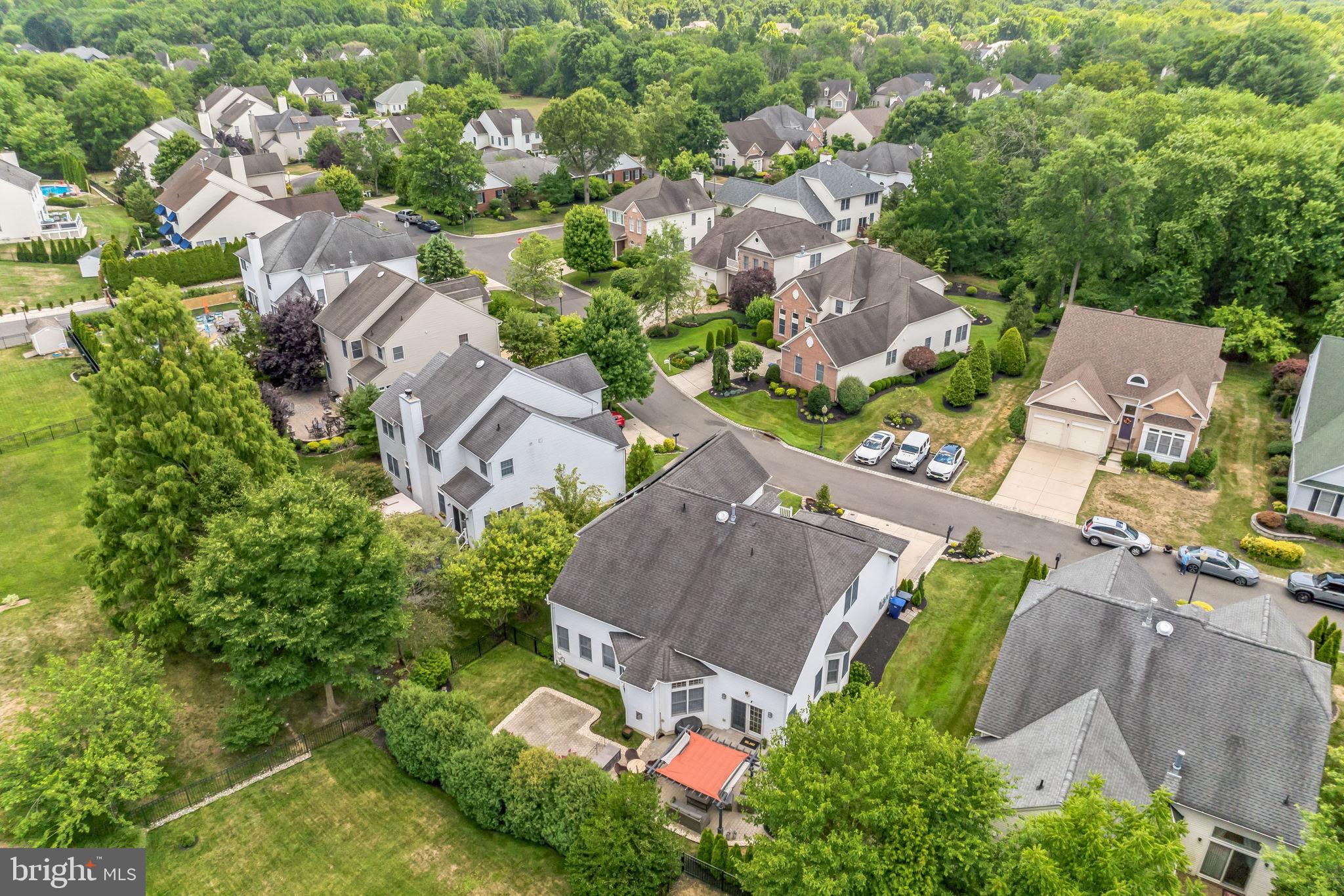 8 Kelso Lane Cinnaminson, NJ 08077 - Photo 34 of 38 an aerial view of multiple houses with yard